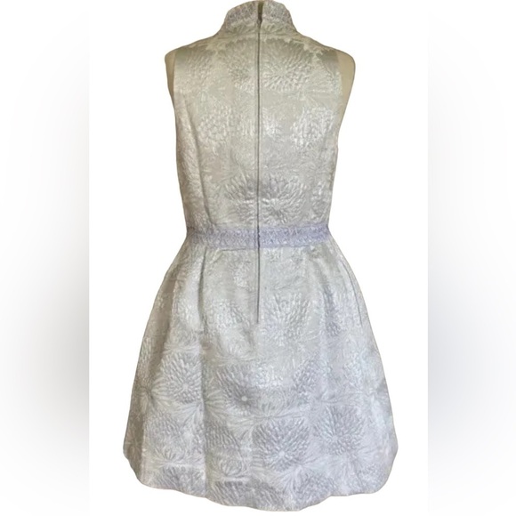 LILLY PULITZER 00 Franci Dress Seaside Grey Full Bloom Brocade NWT - Picture 5 of 16